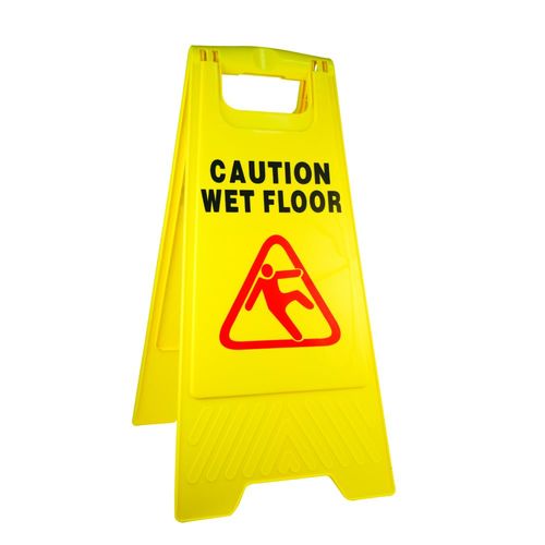 A Frame 'Caution Wet Floor/Cleaning in Progress' (HM003)